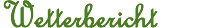 Wettervorhersage